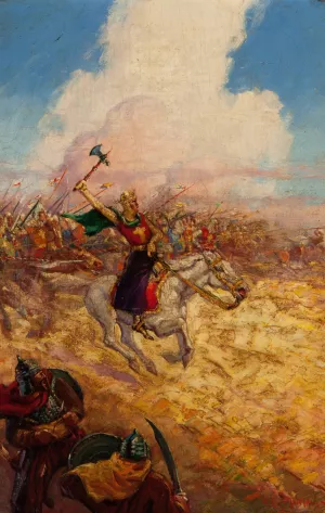 King Richard by Henry Cruse Murphy Oil Painting