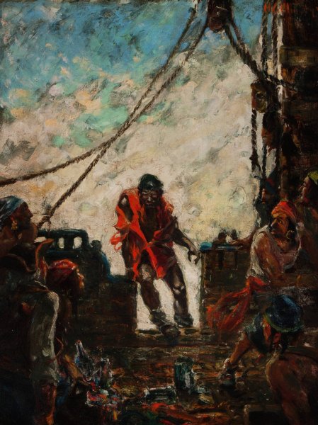 Main Product Photo of On Deck Painting by Henry Cruse Murphy