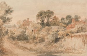 Great Bookham, Surrey by Henry Edridge Oil Painting