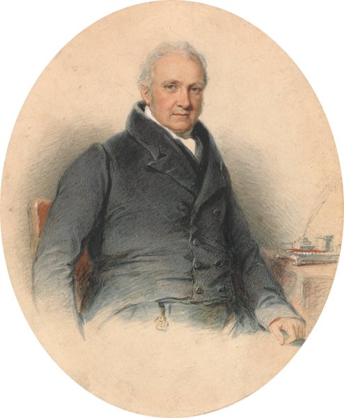 James Nasmyth  by Henry Edridge - Hand-Painted Oil Painting Reproduction