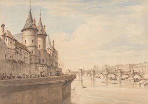 The Conciergerie, Paris by Henry Edridge Oil Painting