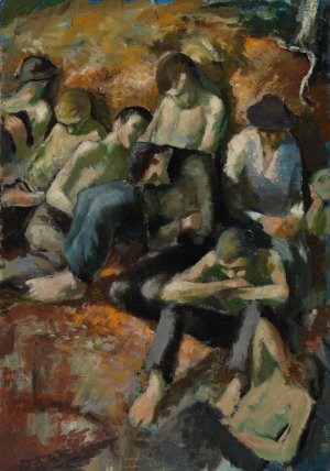 Prison Camp by Henry Ericsson Oil Painting
