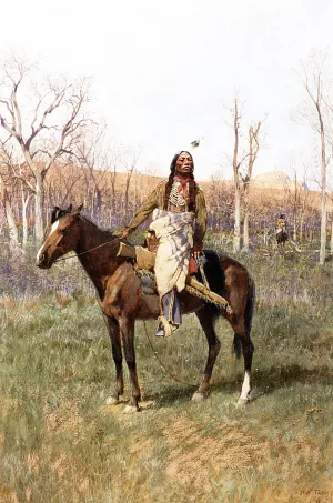 Crow Scouts painting by Henry Farny