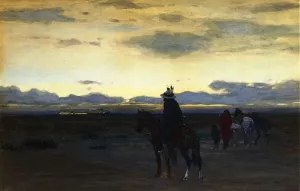 Intruder on the Plains by Henry Farny - Oil Painting Reproduction