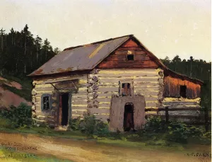 Our Old Home on the Tionesta by Henry Farny Oil Painting