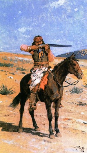 The Long Shot by Henry Farny Oil Painting