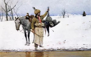 Wild Turkey by Henry Farny - Oil Painting Reproduction