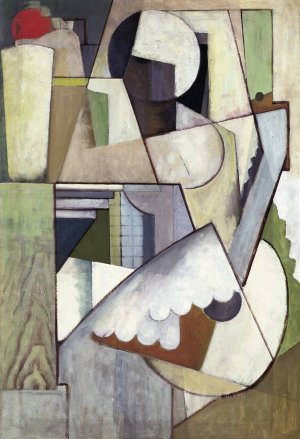 Figure with Guitar II by Henry Fitch Taylor Oil Painting
