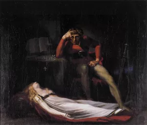 Ezzelin and Meduna by Henry Fuseli Oil Painting