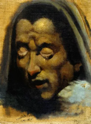 Head of a Damned Soul from Dante's 'Inferno' by Henry Fuseli Oil Painting