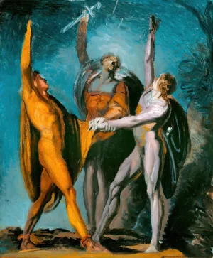 Sketch for “Oath on the Rutli,” Female Figure by Henry Fuseli Oil Painting