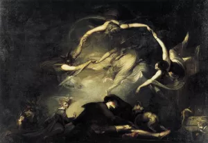 The Shepherd's Dream by Henry Fuseli - Oil Painting Reproduction