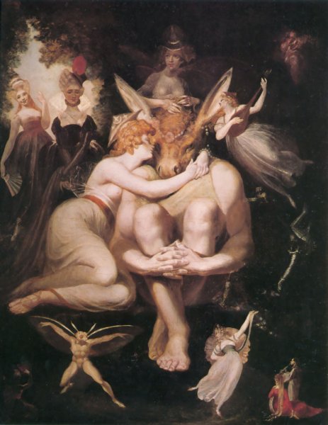 Main Product Photo of Titania and Oberon Painting by Henry Fuseli