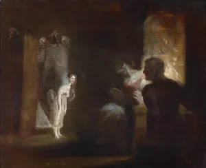 Undine Enters the House of the Fisherman and His Wife by Henry Fuseli Oil Painting
