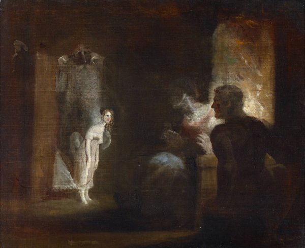 Main Product Photo of Undine Enters the House of the Fisherman and His Wife  Painting by Henry Fuseli
