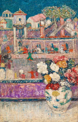 Begonias by Henry Golden Dearth Oil Painting