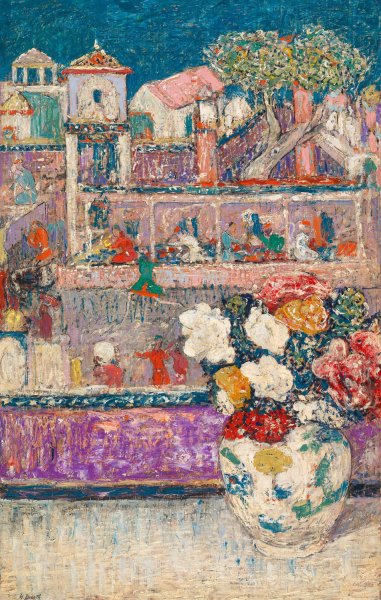 Begonias by Henry Golden Dearth - Hand-Painted Oil Painting Reproduction