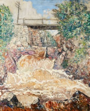The Bridge by Henry Golden Dearth Oil Painting