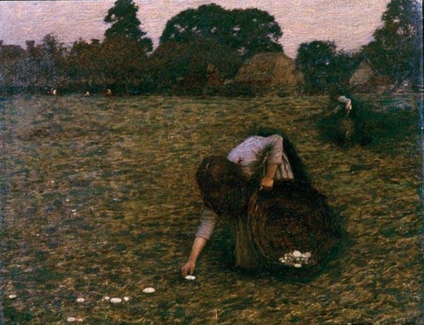 Main Product Photo of Dawn Painting by Henry Herbert La Thangue