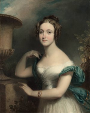 Mary Ward Betts by Henry Inman Oil Painting