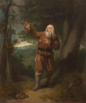 Mr. Hackett, in the Character of Rip Van Winkle by Henry Inman Oil Painting