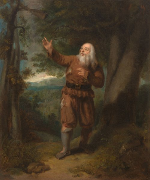 Main Product Photo of Mr. Hackett, in the Character of Rip Van Winkle  Painting by Henry Inman