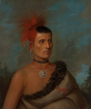 Pes-Ke-Le-Cha-Co by Henry Inman Oil Painting