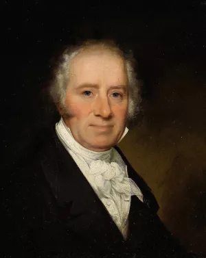 Portrait of the Artist's Father by Henry Inman Oil Painting