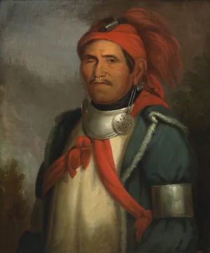 Tenskwatawa by Henry Inman Oil Painting