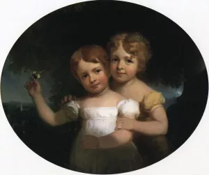 The Children of Bishop George W. Doane Oil painting by Henry Inman