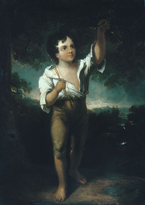 The Young Fisherman by Henry Inman Oil Painting
