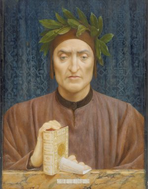 Dante Alighieri by Henry James Holiday Oil Painting