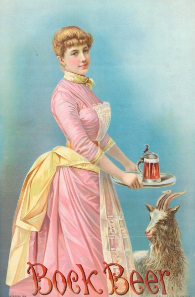 Bock Beer  by Henry Jerome Schile - Hand-Painted Oil Painting Reproduction