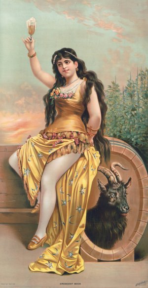 Crescent bock no. 112 by Henry Jerome Schile Oil Painting