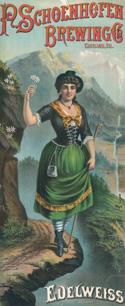P. Schoenhofen Brewing Co., Chicago, Ill., Edelweiss by Henry Jerome Schile Oil Painting