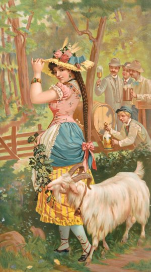 White bock (no. 113) by Henry Jerome Schile Oil Painting