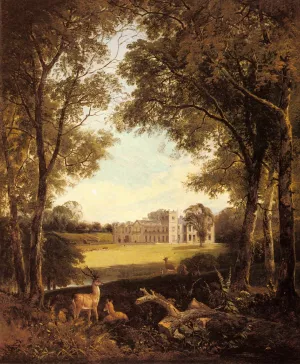 A View of Norton Hall, Near Daventry, Northamptonshire, England by Henry John Boddington - Oil Painting Reproduction