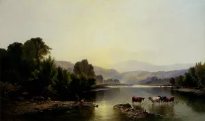 Morning On The Dee by Henry John Boddington - Oil Painting Reproduction