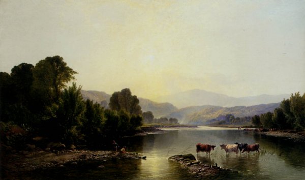 Morning On The Dee by Henry John Boddington - Hand-Painted Oil Painting Reproduction