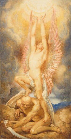 The Angel of Hope by Henry John Stock Oil Painting