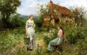 Gossips painting by Henry John Yeend King