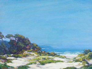 Monterey Coast by Henry Joseph Breuer Oil Painting