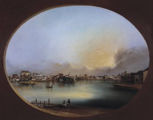 View of Charleston by Henry Joseph Jackson Oil Painting