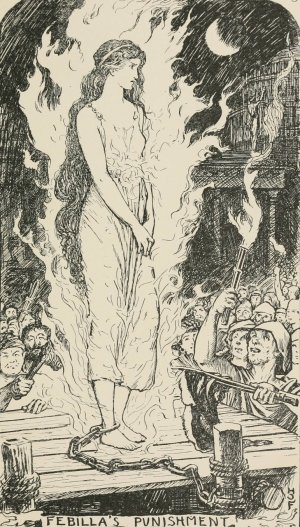 Febilla's Punishment by Henry Justice Ford Oil Painting