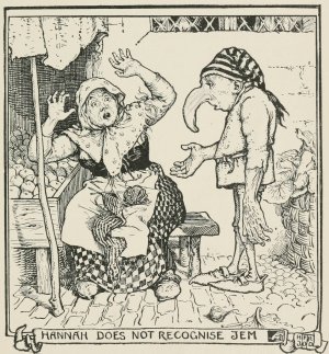 Hannah does not recognise Jem by Henry Justice Ford Oil Painting