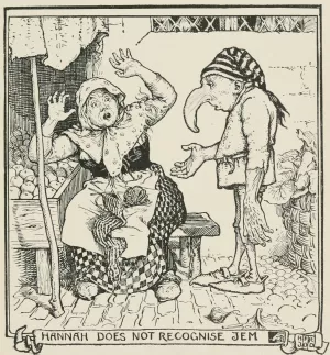 Hannah does not recognise Jem by Henry Justice Ford Oil Painting