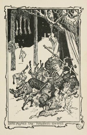 Hans Fights the Headless Dwarfs by Henry Justice Ford Oil Painting
