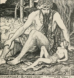 Mogarzea and his Son; Where do you come from by Henry Justice Ford Oil Painting
