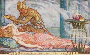 Morning Glory the Fairy of the Dawn by Henry Justice Ford Oil Painting