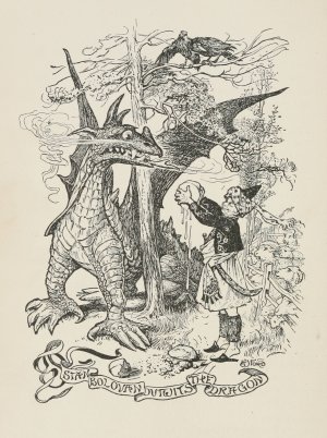 Stan Bolovan outwits the Dragon by Henry Justice Ford Oil Painting